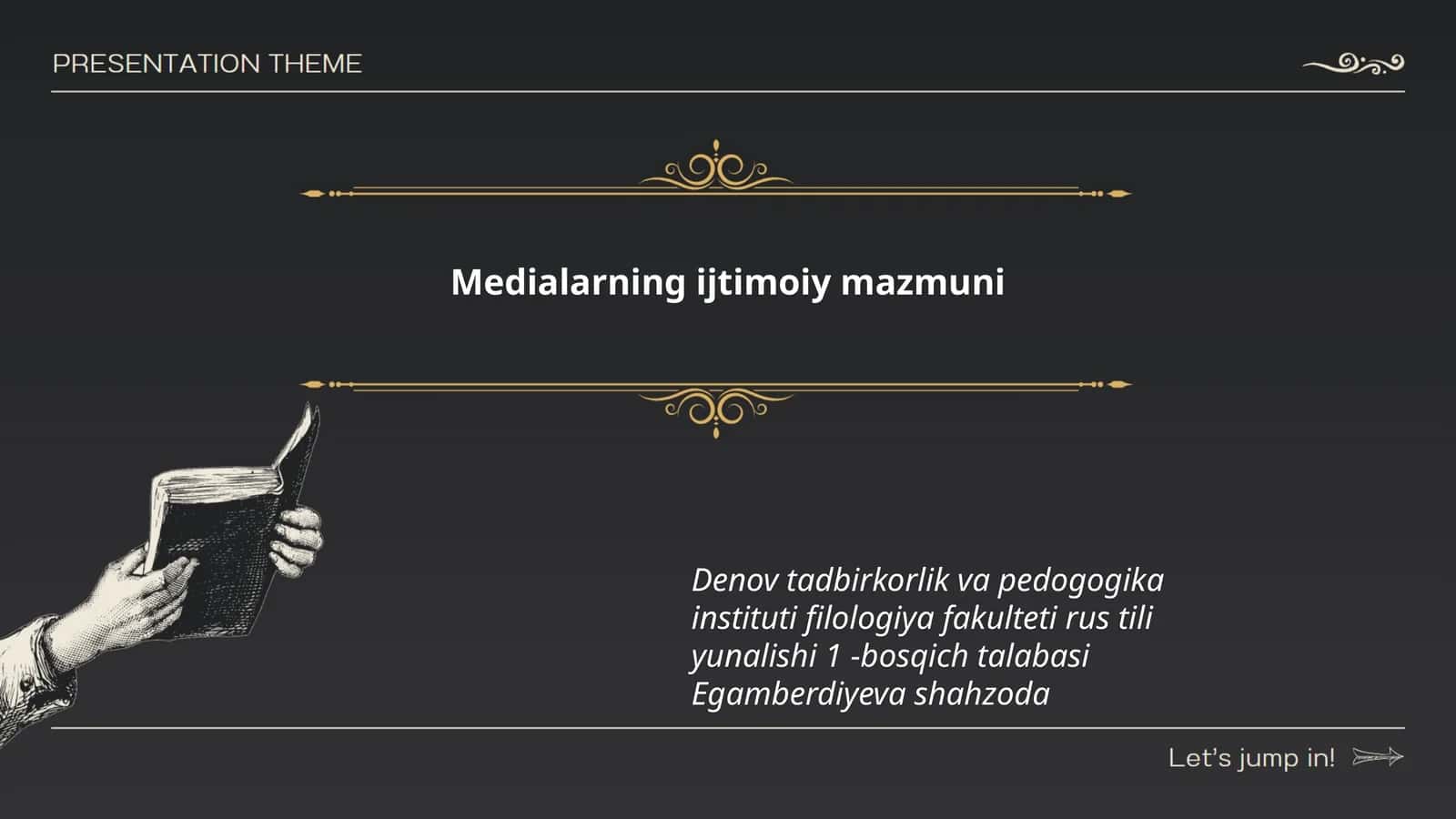 Medialarning ijtimoiy mazmuni 1