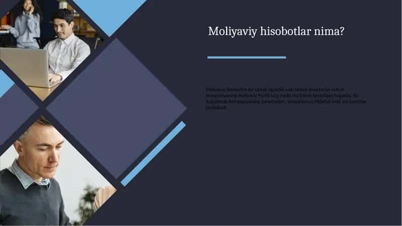Moliyaviy hisobotlar 1