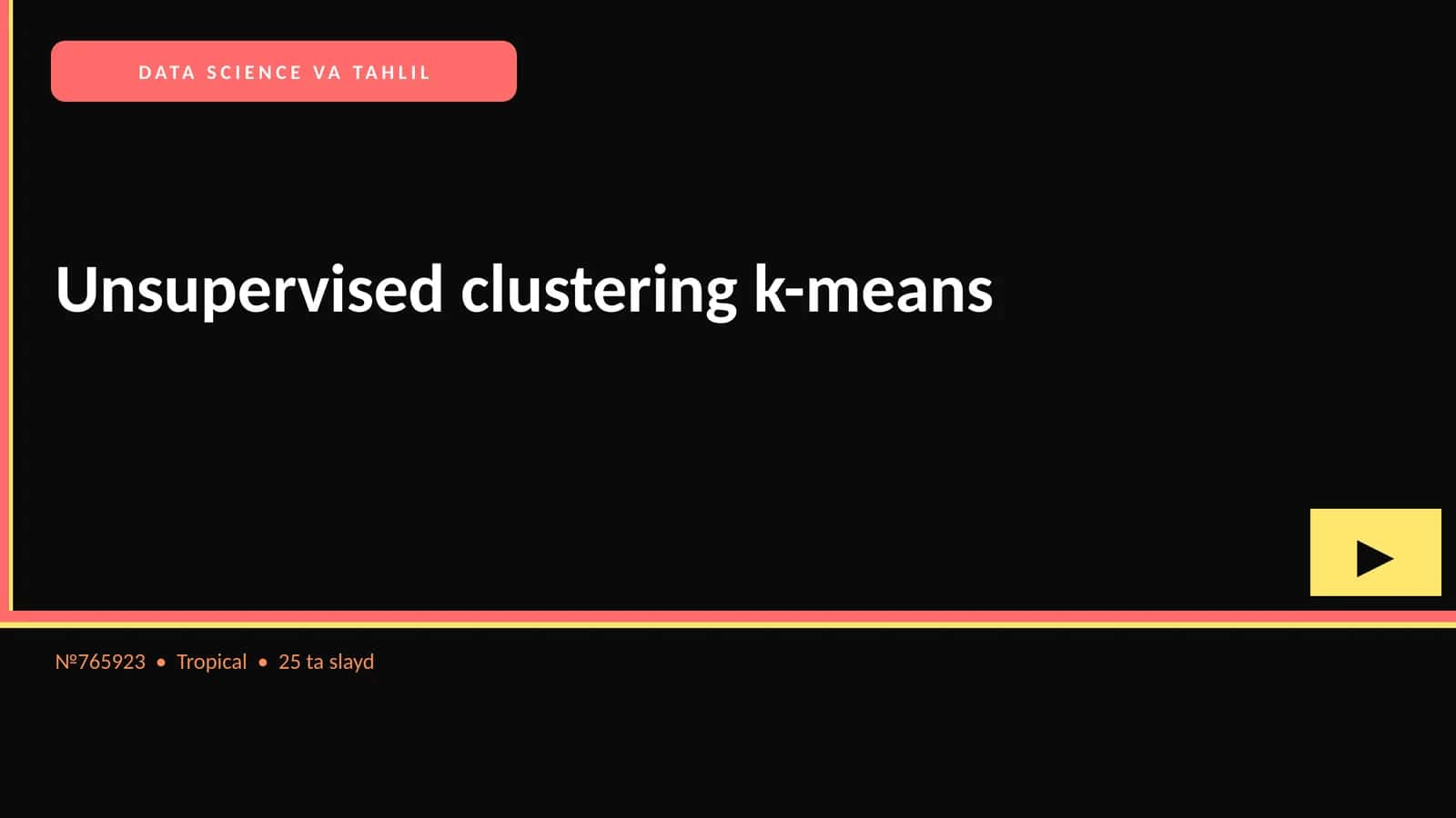 DATA SCIENCE VA TAHLIL 1