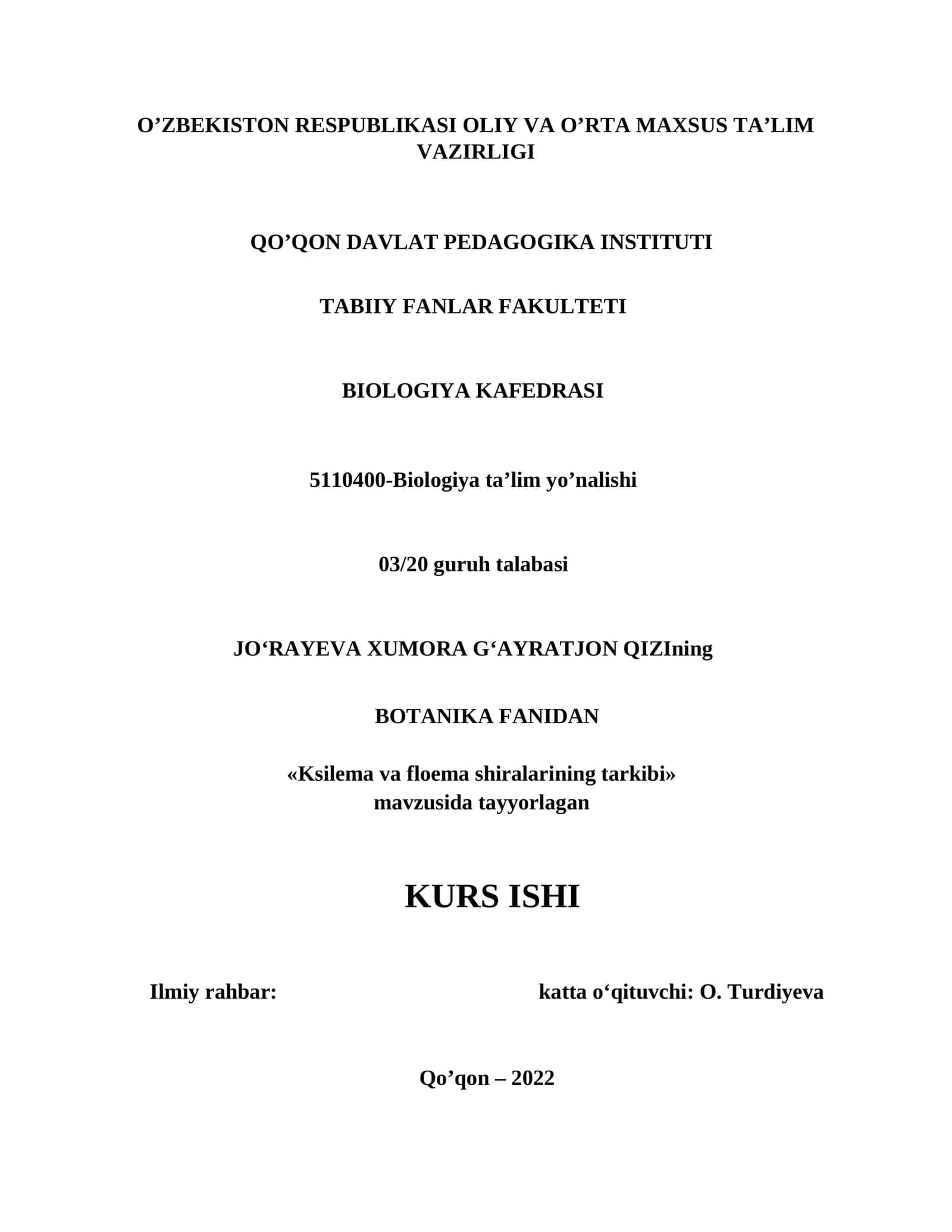 Ksilema va floema shiralarining tarkibi 1