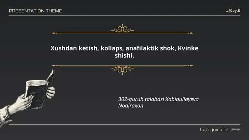 Xushdan ketish — taʼrifi va turlari 1