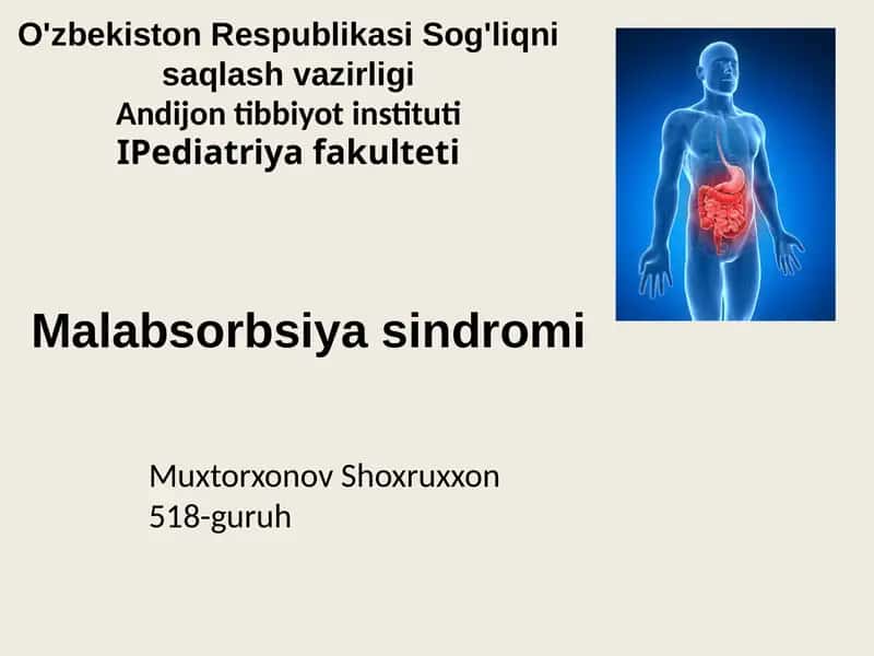 Malabsorbsiya sindromi 1
