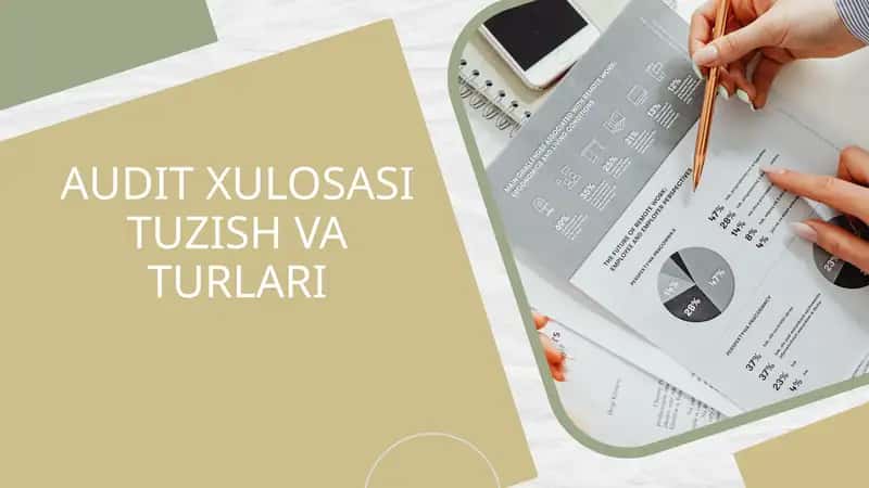 Audit xulosasi tuzish va turlari 1