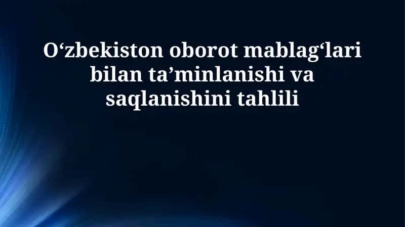 Ishchi kapitalining nazariy asoslari va O'zbekiston iqtisodiyoti xususiyatlari 1