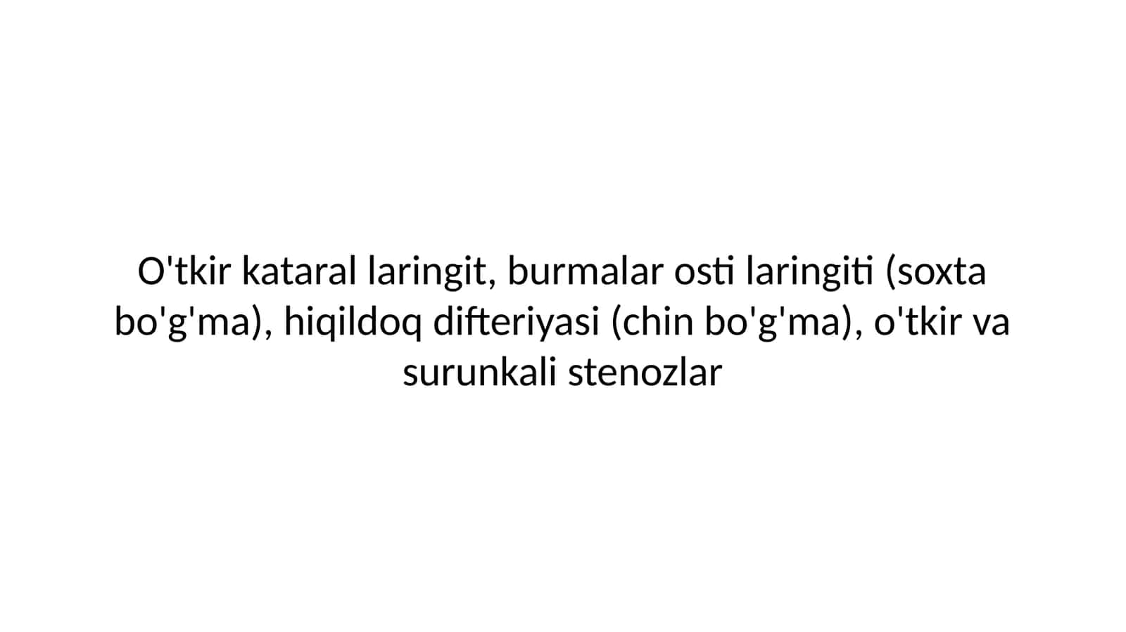 Halqum kasalliklari 1