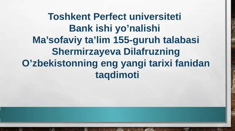 Mustaqil O‘zbekiston Respublikasining tashkil topishi va uning tarixiy ahamiyati 1
