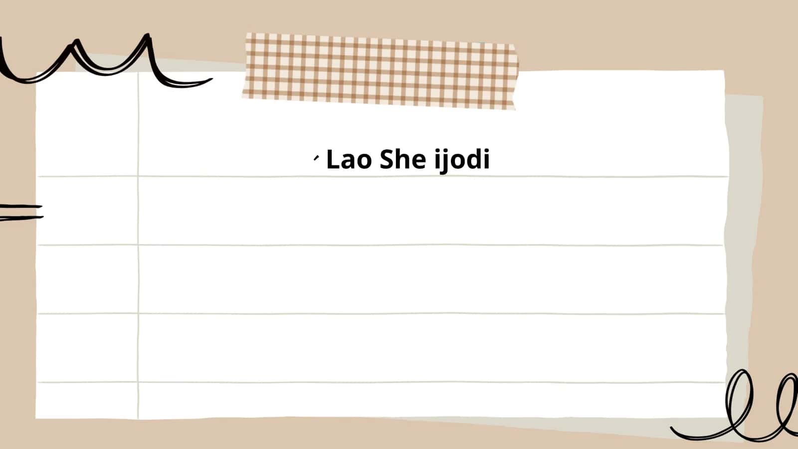 老舍、Lao She ijodi 1