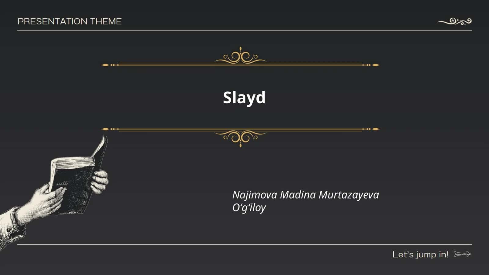 Slayd dizayni asoslari 1