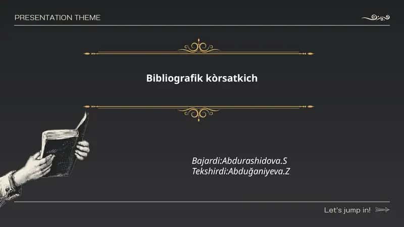 Bibliografik kòrsatkich 1