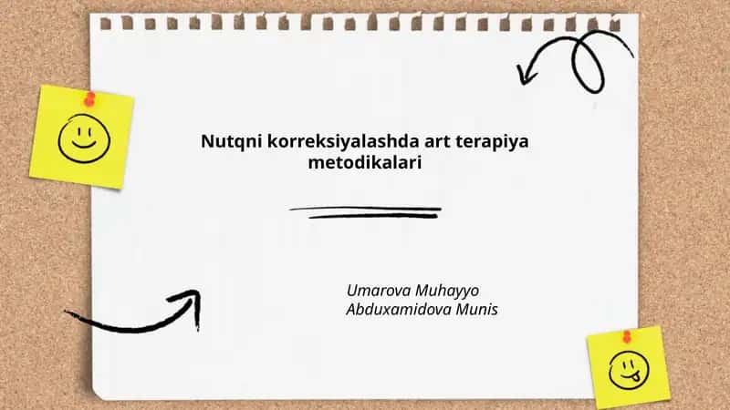 Nutqni korreksiyalashda art terapiya metodikalari 1