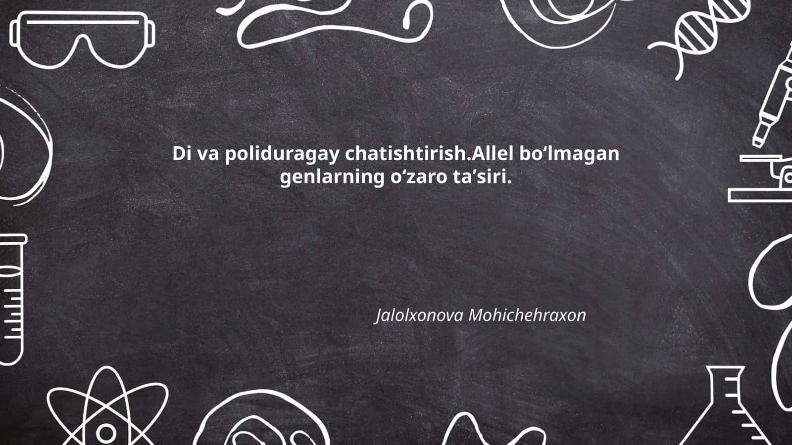 Komplementar genlar 1