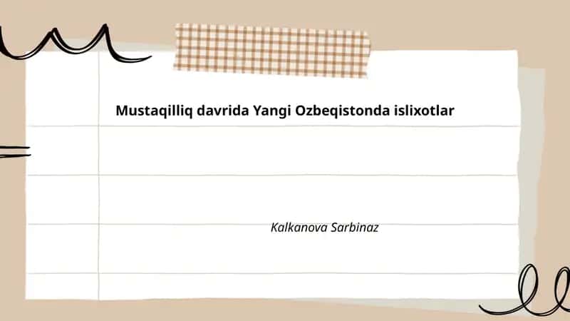 Iqtisodiy islohotlar va bozor iqtisodiyotiga o‘tish 1