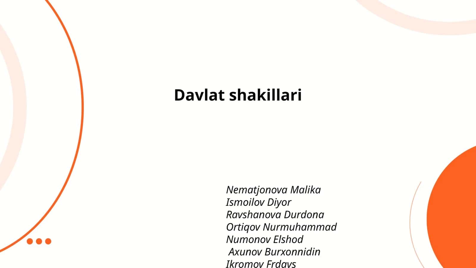 Davlat shakillari 1