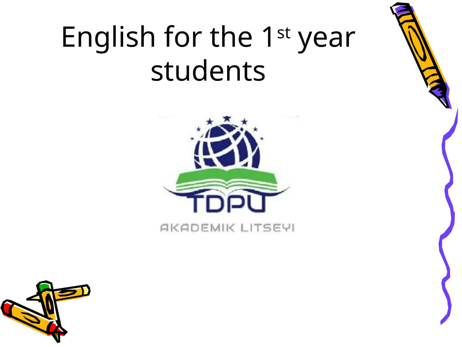English for the 1styear students 1