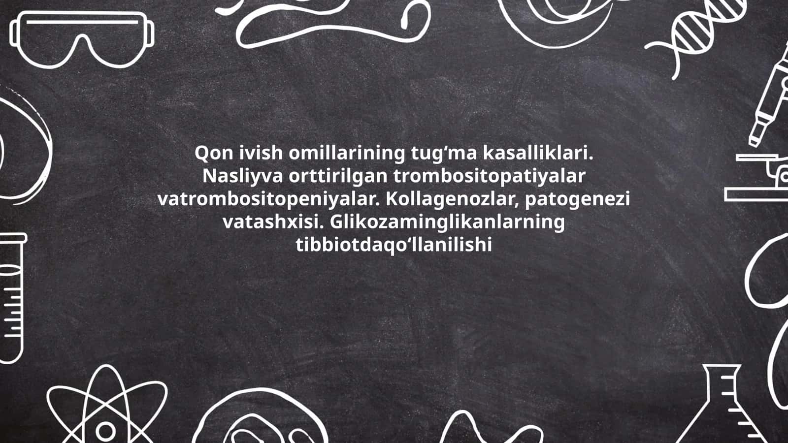 Glikozaminglikanlarning tibbiotdaqo‘llanilishi 1