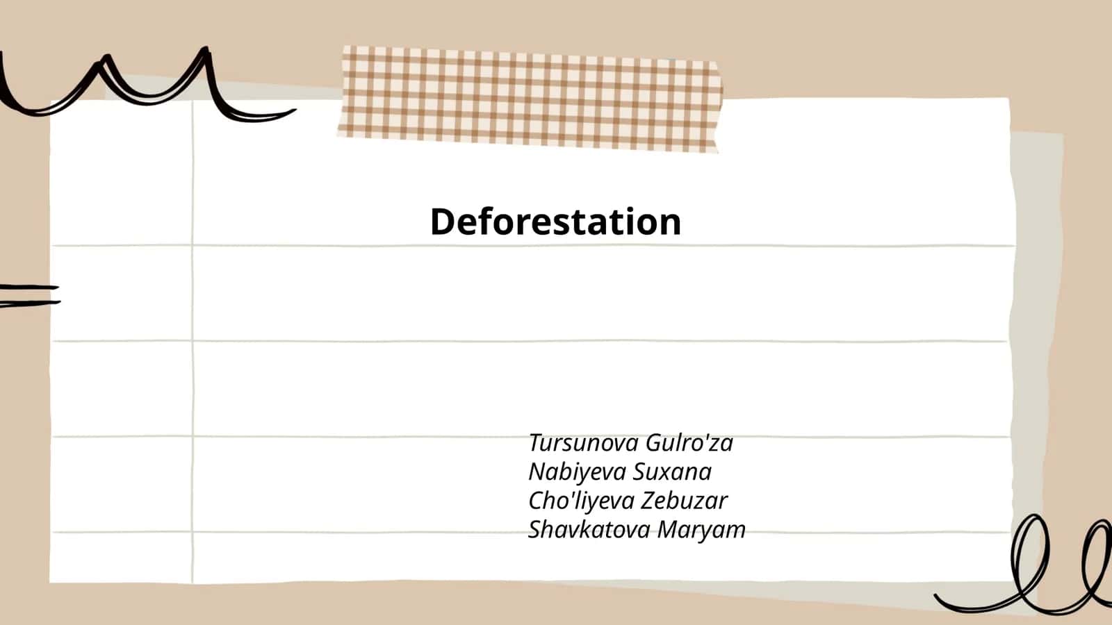 Deforestatsiya: taʼrif va turlari 1
