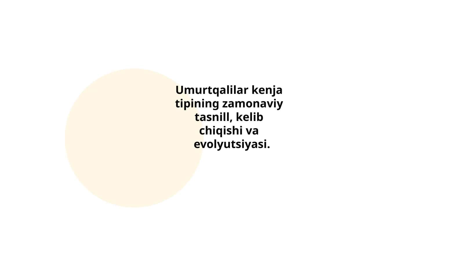 Umurtqalilar 1