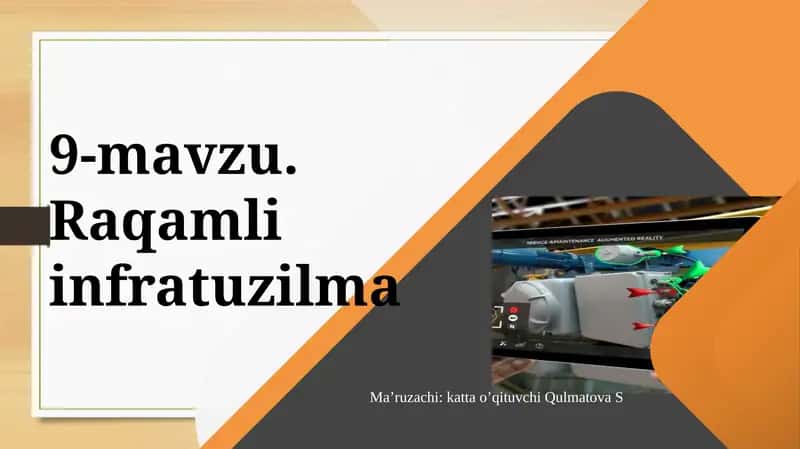 Raqamli Infratuzilma 1