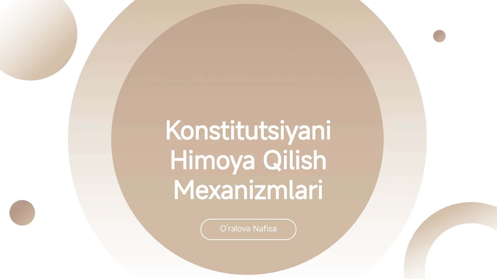 Konstitutsiyani Himoya Qilish Mexanizmlari 1