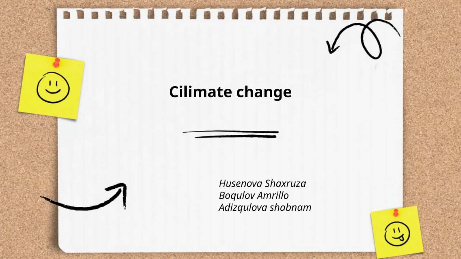 Cilimate change 1