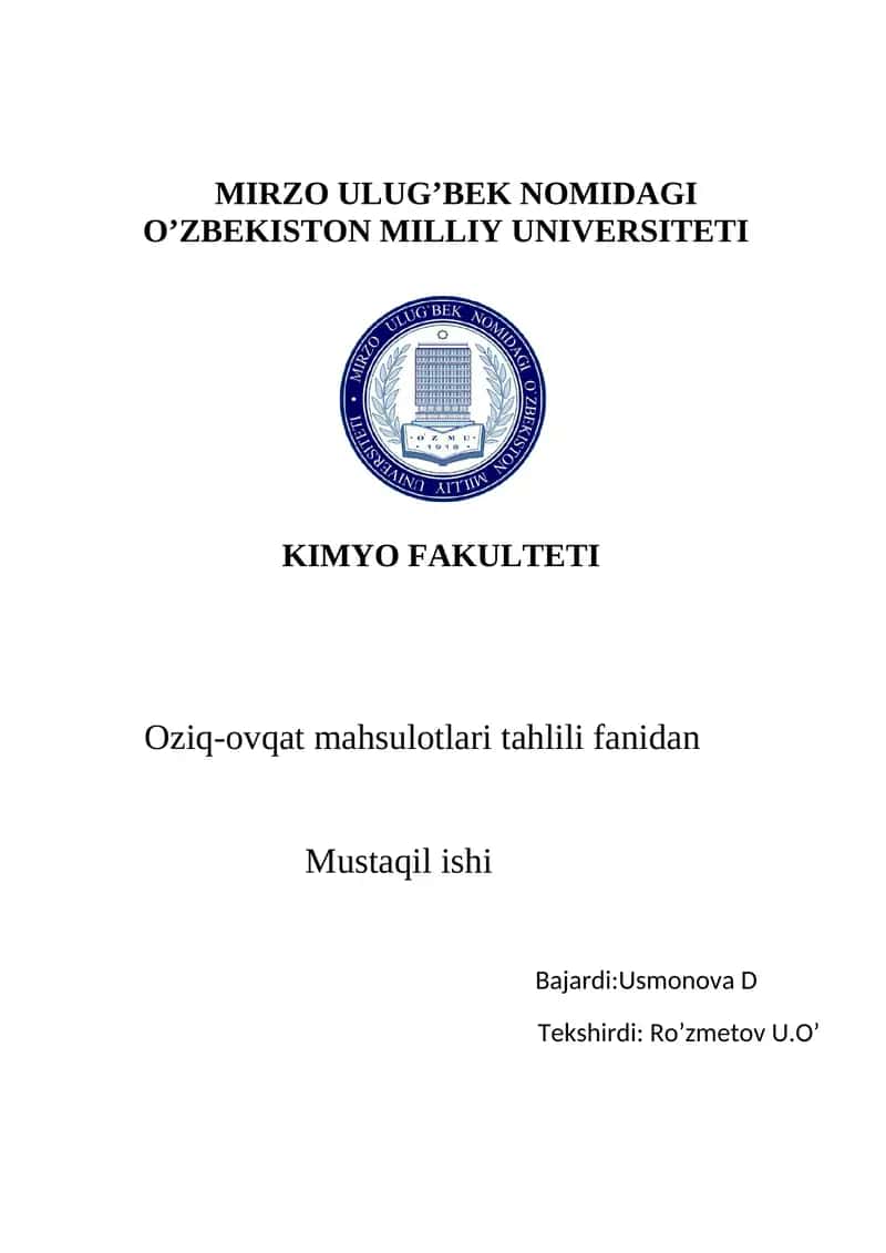 Sut tarkibidagi laktozani aniqlash 1