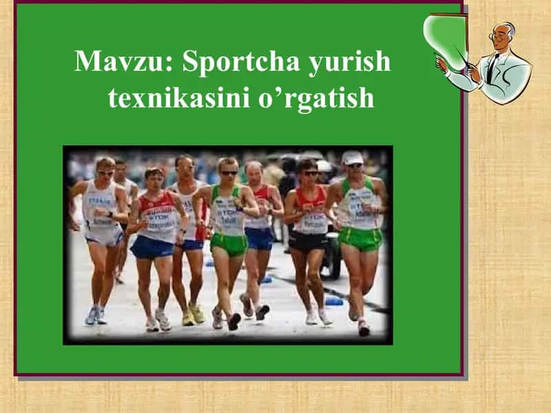 Sportcha yurish texnikasi 1