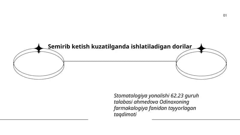 Semirib ketish kuzatilganda ishlatiladigan dorilar 1