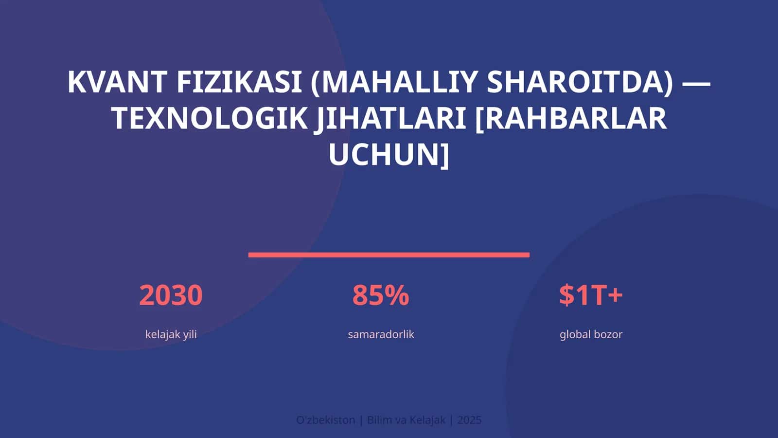 Kvant fizikasi (mahalliy sharoitda) — texnologik jihatlari [rahbarlar uchun] 1