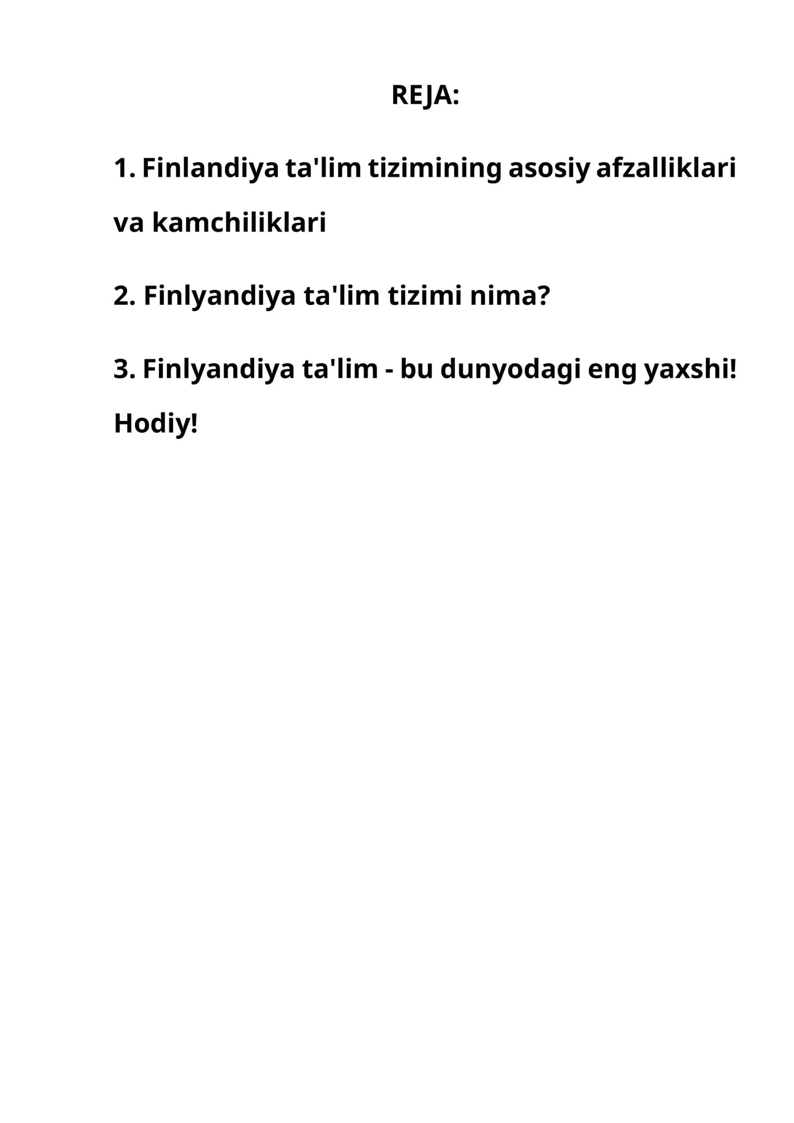 Finlandiya ta'lim tizimi 1