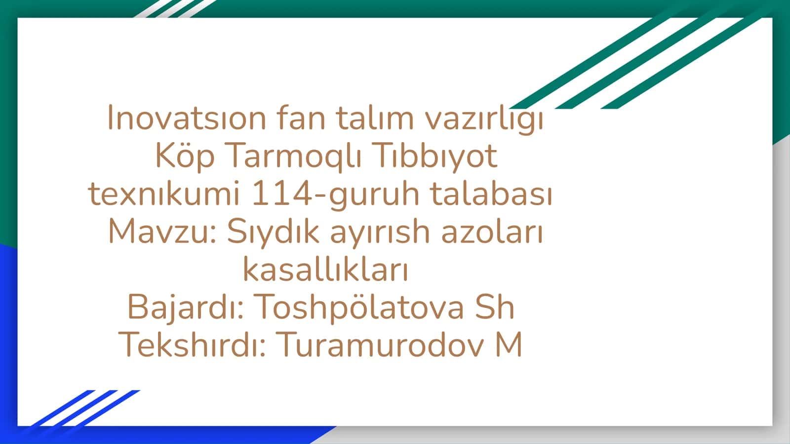 Sıydık ayırısh azoları kasallıkları 1
