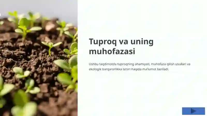 Tuproq va uning muhofazasi