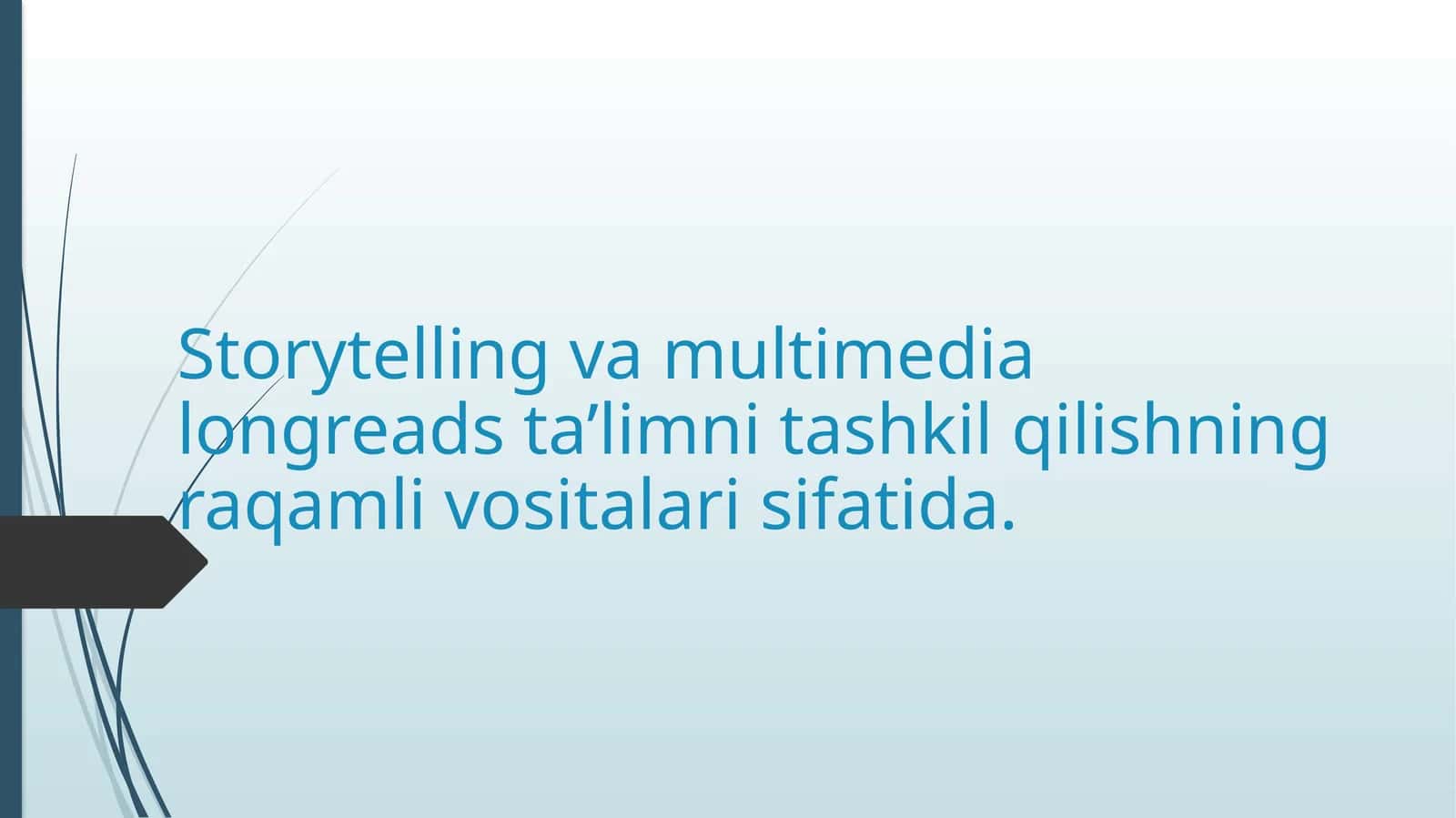 Multimediali Longreads 1