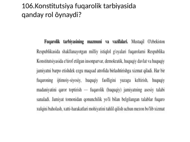 Fuqarolik Tarbiyasi 1
