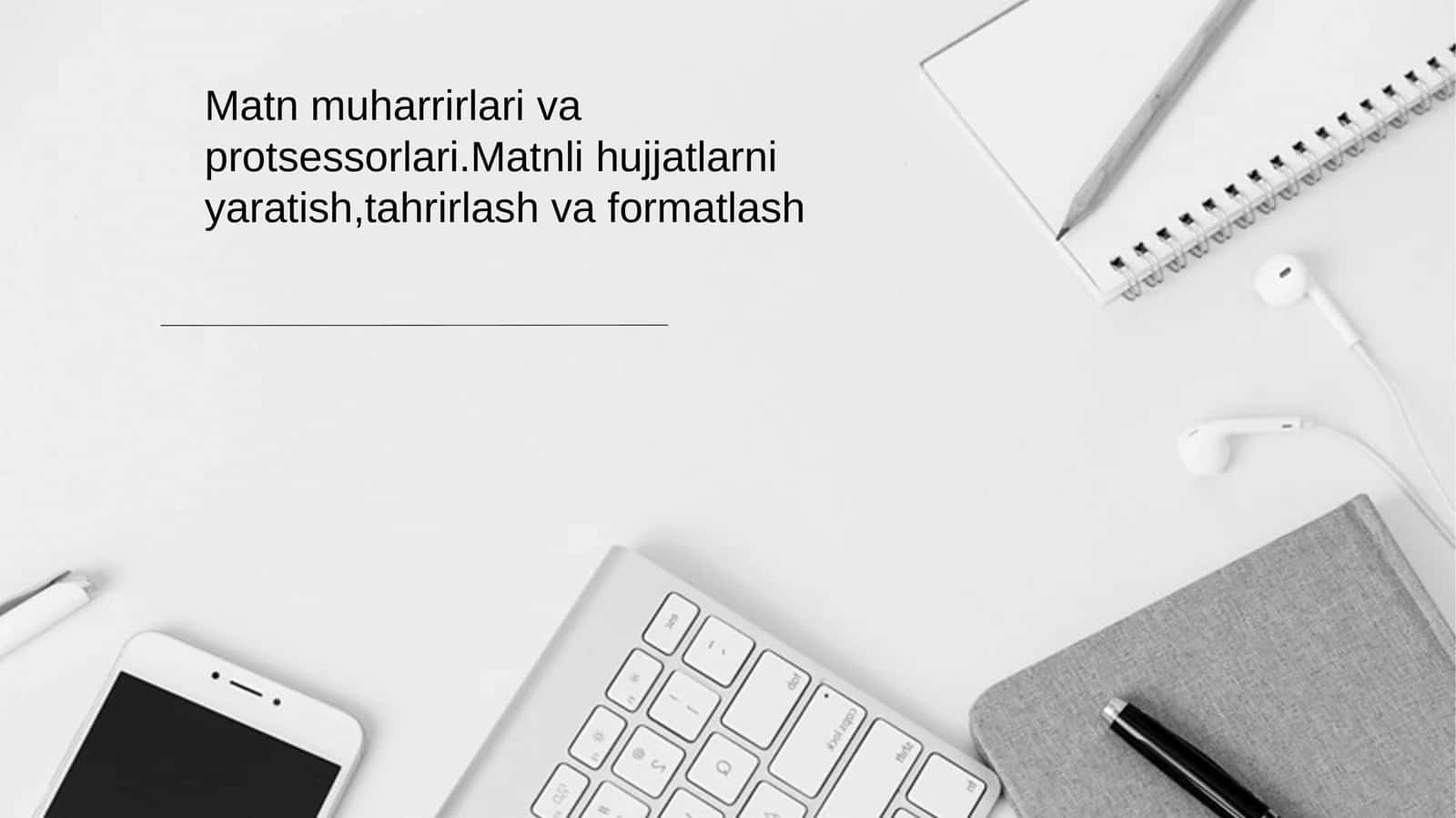 Matn muharrirlari va protsessorlari 1