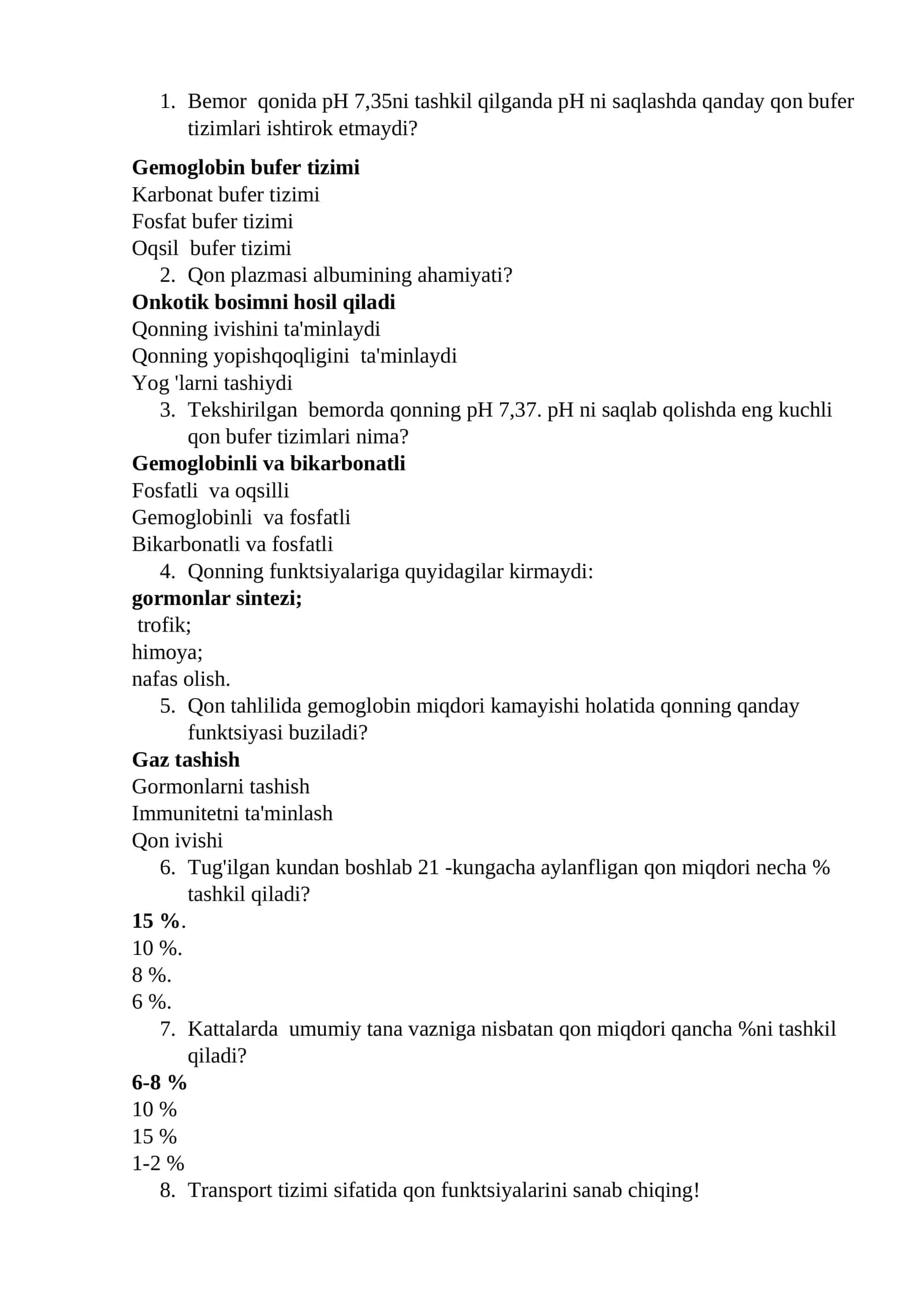 Qon bufer tizimlari 1