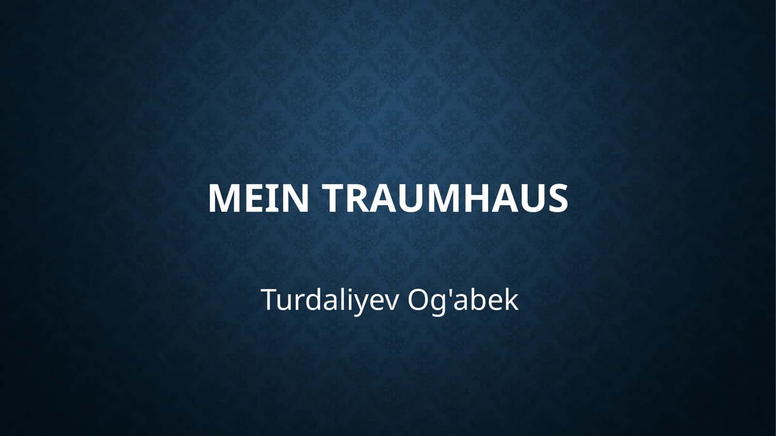 MeinTraumhaus 1