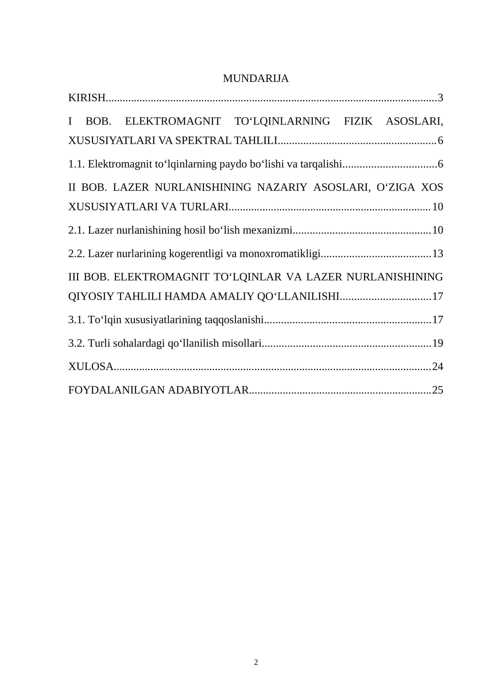 ELEKTROMAGNIT TO‘LQINLARNING LAZER NURLANISHI BILAN TAQQOSLANISHI.docx 1