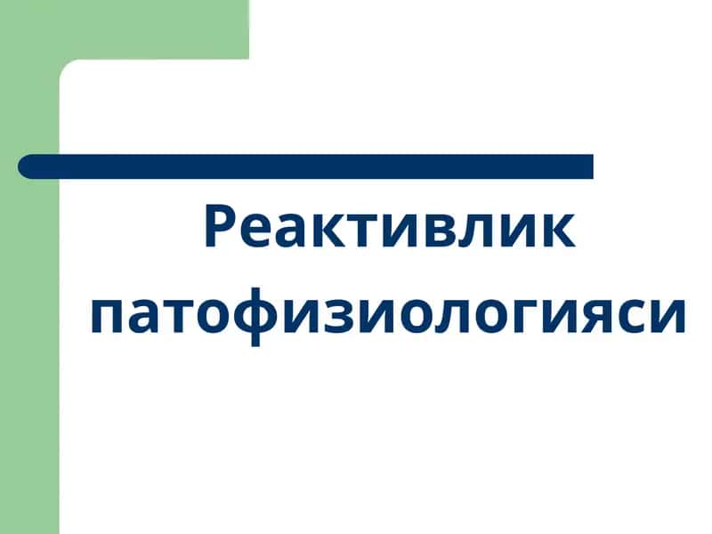 Реактивлик (Reactivity) 1