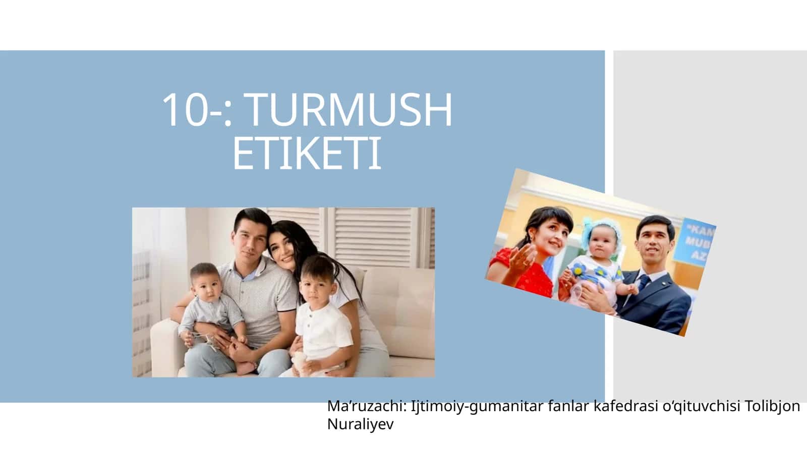 TURMUSH ETIKETI 1