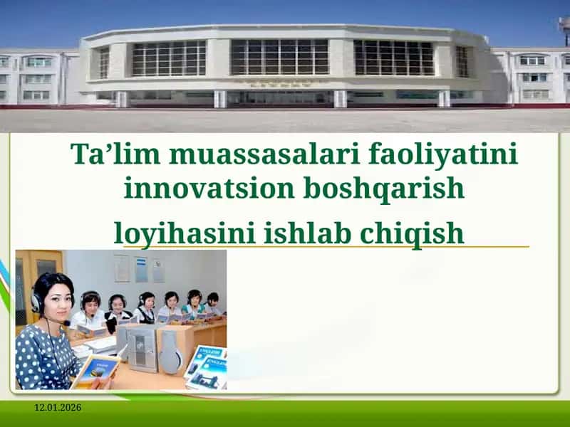 Ta'lim muassasasi mеnеjmеnti 1