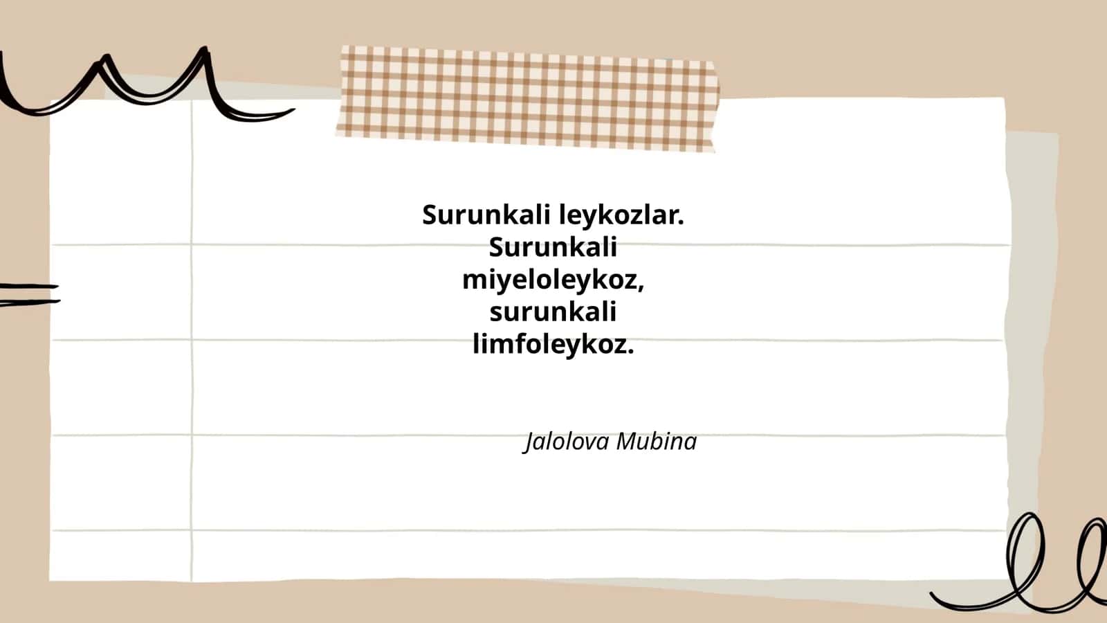 Surunkali leykozlar 1