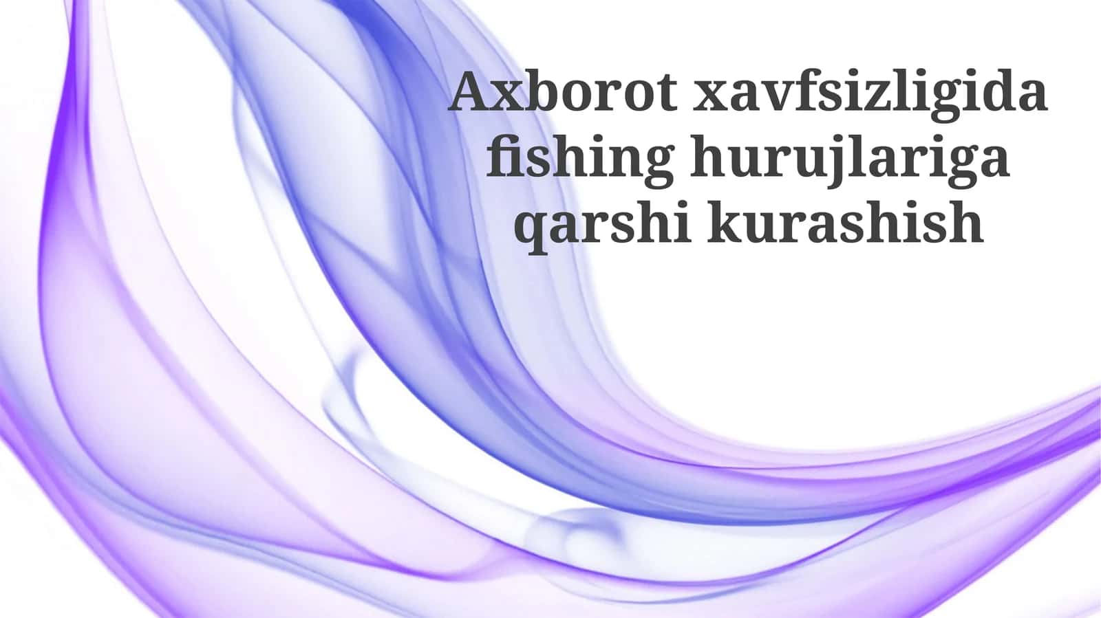 Fişing hujumlari va xavfsizlik 1