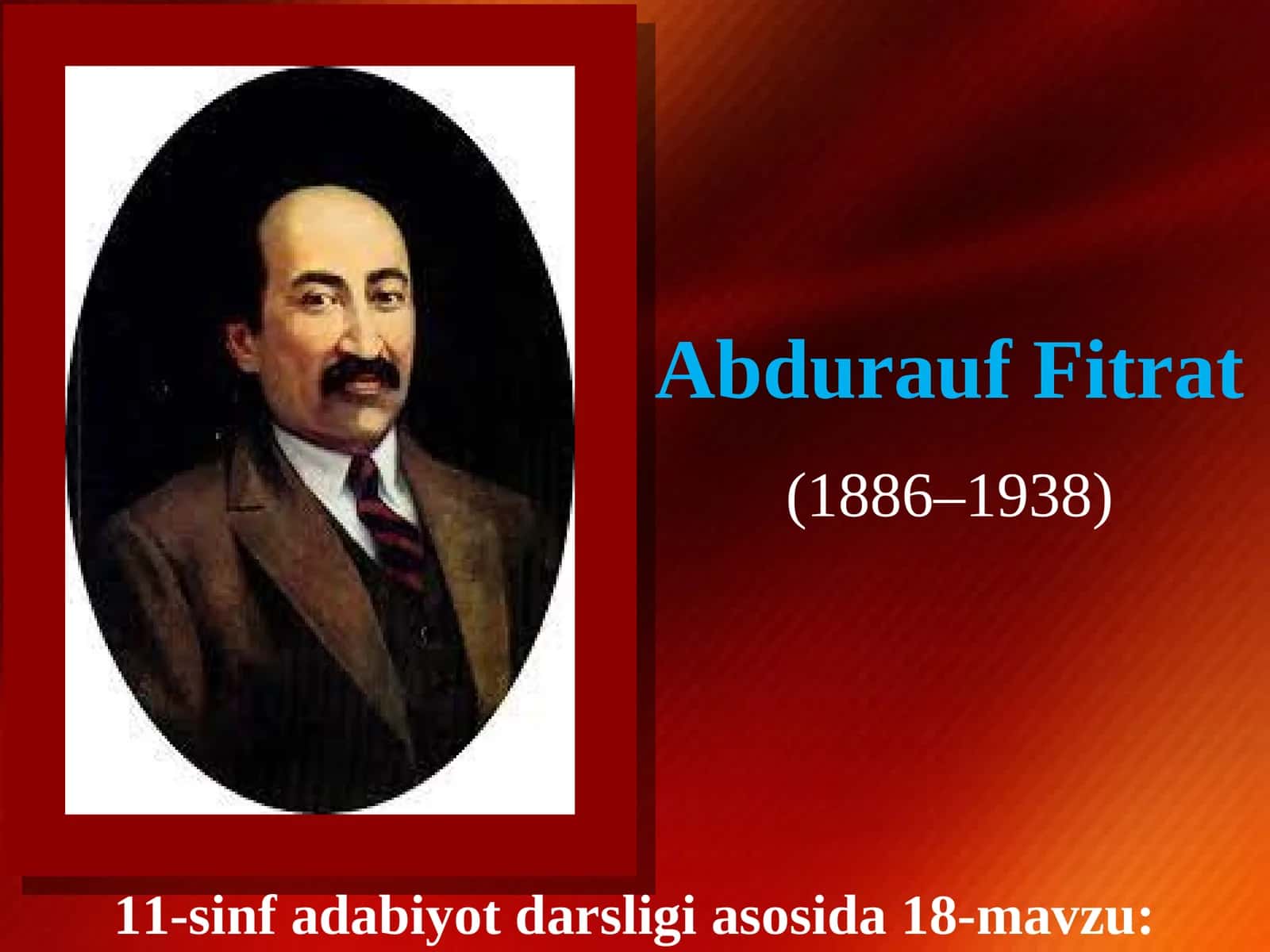 Abdurauf Fitrat 1