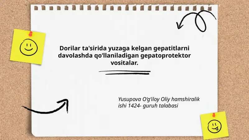 Gepatoprotektorlar: ta'rif va tasnifi 1