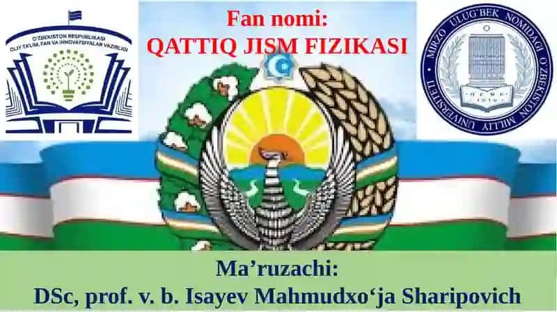 Қаттиқ жисм физикаси