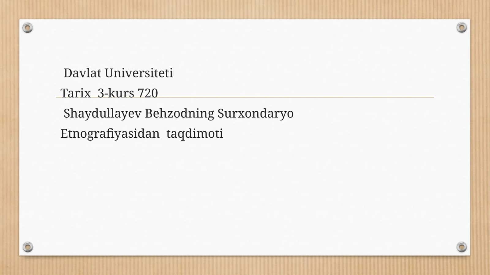 SURXON VOHASIDA CHORVACHILIKNING RIVOJLANISHI 1
