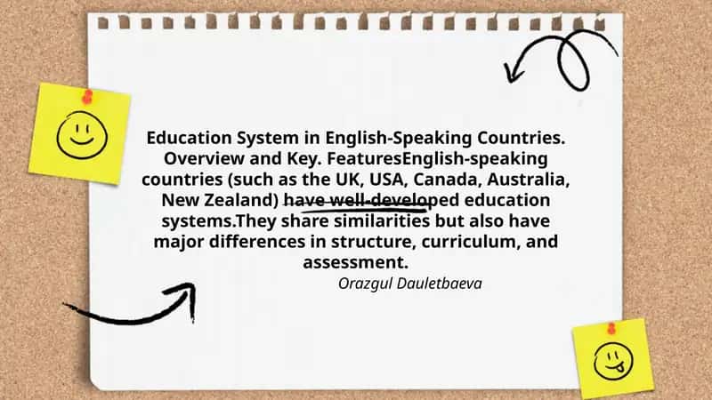 Education System in English-Speaking Countries 1
