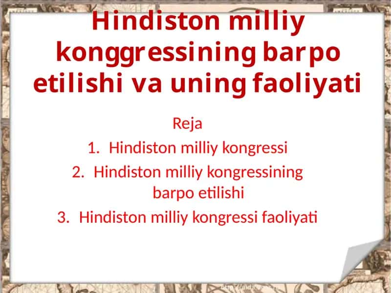 Hindistonmilliykongressiningbarpoetilishivauningfaoliyati 1