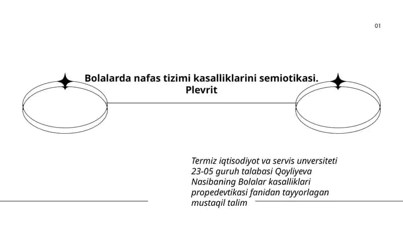 Bolalarda nafas tizimi kasalliklarini semiotikasi 1