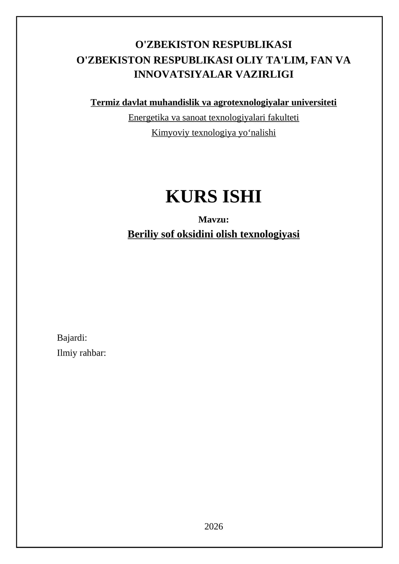 Beriliy sof oksidini olish texnologiyasi 1